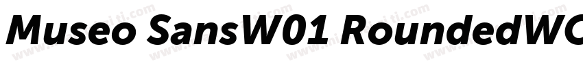 Museo SansW01 RoundedWO1字体转换
